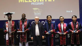 Sivas’ta uluslararası öğrenciler için mezuniyet programı düzenlendi