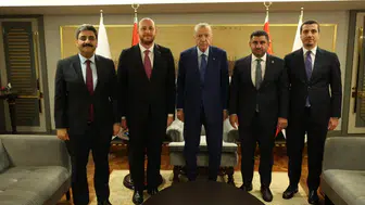 Hakan Aksu, Cumhurbaşkanı Erdoğan'ı Ziyaret Etti