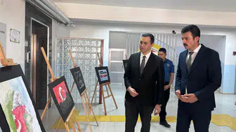 Ulaş'ta 15 Temmuz Anısına Resim Sergisi Açıldı