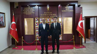 Divriği Kaymakamı Kılıç'tan Kangal Kaymakamı Yıldırım'a Hayırlı Olsun Ziyareti