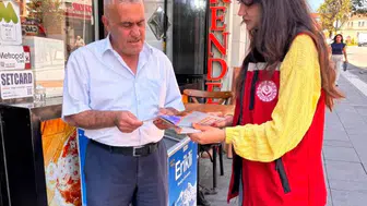 Sivas'ta Kadına Yönelik Şiddetle Mücadele İçin Bilgilendirme Çalışması