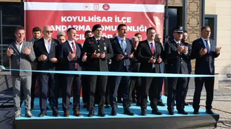 Koyulhisar'da Yeni Jandarma Hizmet Binası Hizmete Açıldı