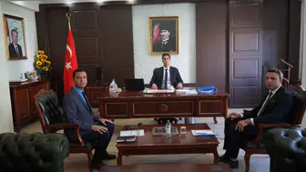 Kangal'da Kurum Temsilcilerinden Kaymakam Yıldırım'a Ziyaret