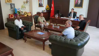 Kangal Mahalle ve Köy Muhtarlarından Kaymakam Yıldırım'a Hayırlı Olsun Ziyareti