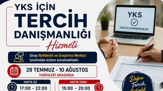 Sivas'ta Rehber Öğretmenlerden YKS Adaylarına Tercih Desteği