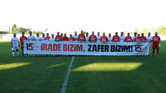 15 Temmuz Anısına Sivas'ta Dostluk Maçı Düzenlendi