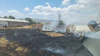 Bingöl'de Korku Dolu Anlar! Alevler Tam Oraya Sıçrayacakken Son Anda...