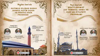 Sivas Müftülüğü'nden Vatandaşlara Manevi Program Daveti