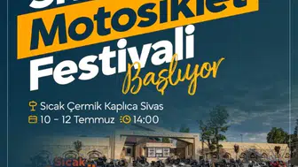 Sivas'ta Motosiklet Tutkunları Festivalde Buluşacak