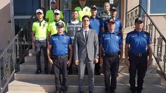 Kangal Kaymakamı Yıldırım'dan İlçe Emniyet Müdürlüğü'ne Ziyaret