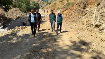 Gölova Akçataş Köyü Taşkın Koruma Tesisi Çalışmaları Yerinde İncelendi