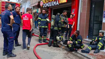 İzmit’te İş Yerinde Korkutan Yangın: Tadilattaki Atıklar Alev Aldı!