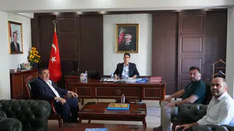 Kangal Kaymakamı Yıldırım’a Hayırlı Olsun Ziyareti