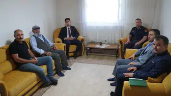 Kangal Kaymakamı Yıldırım'dan Gazi Vahdettin Yıldız'a Ziyaret