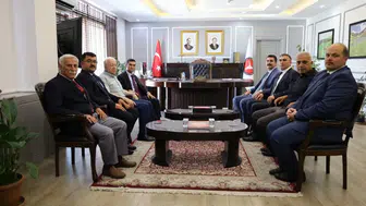 Vali Yardımcısı Yeşilyurt'tan Koyulhisar Kaymakamı Yıldız'a Ziyaret