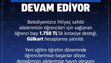 Sivas Belediyesi’nden Öğrencilere 1.750 TL Kırtasiye Desteği! Hesaplara Yatırıldı