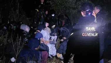 Ezine'de Düzensiz Göçmenlere Yönelik Ortak Operasyon