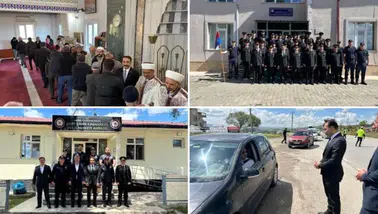 Kaymakam Koca, Bayramda Vatandaşlar ve Görevli Personelle Bir Araya Geldi