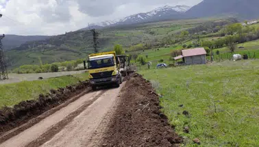 Selpinti Mezrası’nda Yol Düzenleme Çalışmaları Tamamlandı