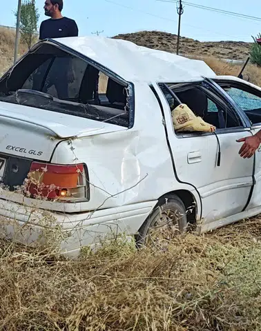 Isparta'da Direksiyon Hakimiyeti Kayboldu: Otomobil Şarampole Devrildi