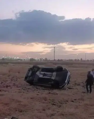 Talaytepe Mahallesi'nde Kaza: Tarlaya Savrulan Araçta 1 Kişi Yaralandı