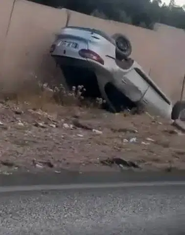 Diyarbakır Kayapınar’da Trafik Kazası: Takla Atan Araçta 1 Kişi Yaralandı