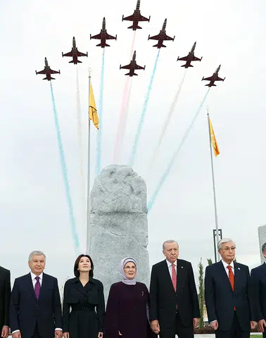 Başkentte Türk Dünyası Buluşması: Gökyüzünde Gösteri