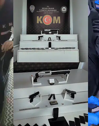 Kocaeli'de Sosyal Medyada Silah Paylaşan 17 Kişi Yakalandı