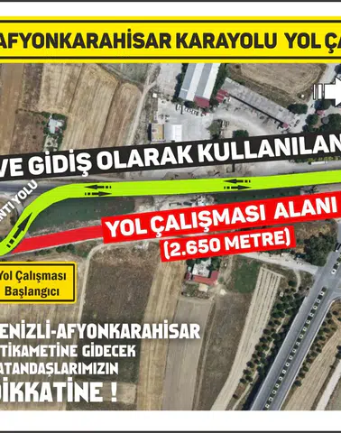 Denizli'de Sürücülere Kötü Haber! Tam 1 Saat Sürüyor, Yola Çıkacaklar...