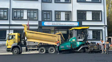 Sivas İl Özel İdaresi’nden Okul Bahçesine BSK Kaplama