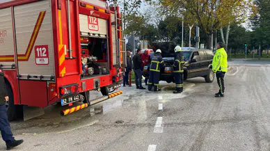Ünye'de Seyir Halindeki Otomobil Alev Aldı: Korku Dolu Anlar