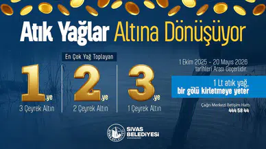 Sivas Belediyesi'nden Atık Yağ Kampanyası: “Atık Yağlar Altına Dönüşüyor”