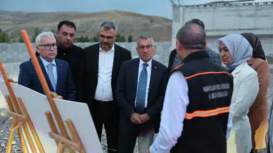 Yeni Cumhuriyet Üniversitesi Hastanesi’ne Ulaşımı Kolaylaştıracak Köprülü Kavşak Çalışmaları İncelendi