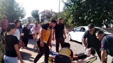 Gazi Caddesi Kesişiminde Korkutan Kaza: Yaralı Sürücü Hastaneye Kaldırıldı