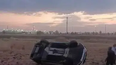 Talaytepe Mahallesi'nde Kaza: Tarlaya Savrulan Araçta 1 Kişi Yaralandı
