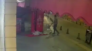 Sivas’ta Market Arabası Hırsızlığı Kamerada