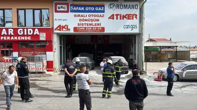 Sivas'ta Toptancılar Sitesinde Patlama