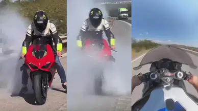 Hatay’da Motosikletle Tehlikeli Hareketler Pahalıya Patladı
