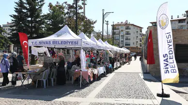 Sivas’ta Üretici Kadınlar Pazarı Yeniden Kuruldu