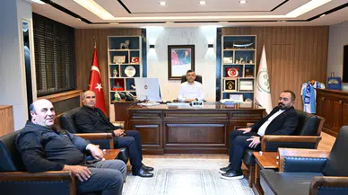 Sivas’ta Ahmet Turan Yılmaz’dan DSİ 19. Bölge Müdürü Zafer Aslan’a Ziyaret