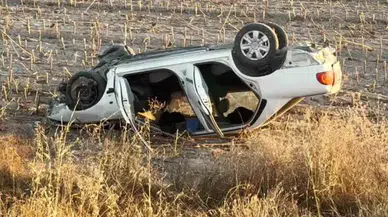 Sultanşehir Bulvarı’nda Otomobil Takla Attı