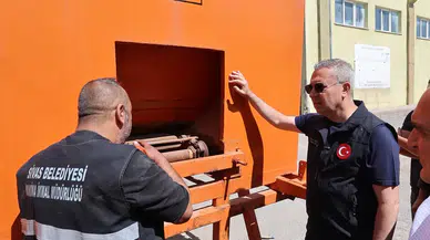 Sivas'ta Kış Hazırlıkları Erken Başladı! Başkan Adem Uzun Saha Tesislerinde Talimatları Verdi