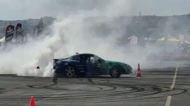 Tekirdağ Drift Festivali Nefes Kesti: Asfalt Resmen Yandı