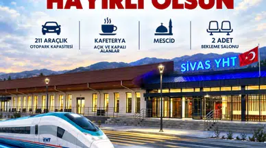 Sivas’ta 75 Milyon TL’lik Yeni YHT Garı Hizmete Hazır
