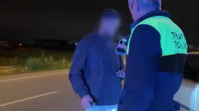 1.20 Promil Alkollü Çıktı! Polisten Kaçan Sürücü Pişman Oldu
