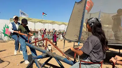 Gazze’de Çocuklar İçin Savaşın Gölgesinde Yaz Festivali