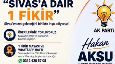 Sivaslıların Önerileri Toplanacak: “Sivas’a Dair 1 Fikir” Projesi Başladı