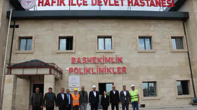 Hafik’te Devlet Hastanesi ve TOKİ İnşaatında İnceleme
