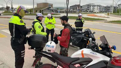Elazığ’da motosiklet denetimi: 89 sürücüye 848 bin TL ceza