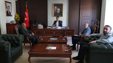 CHP Kangal İlçe Başkanı İlhan Culha’dan Kaymakam Yıldırım’a Ziyaret